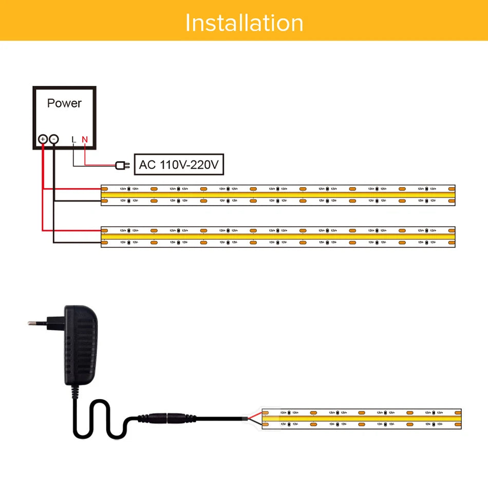 UL Listed COB LED Strip Light