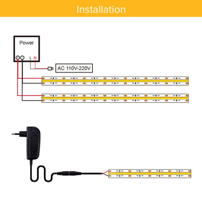 UL Listed COB LED Strip Light