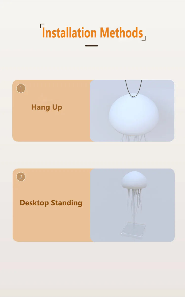 Modern Jellyfish Table Lamp