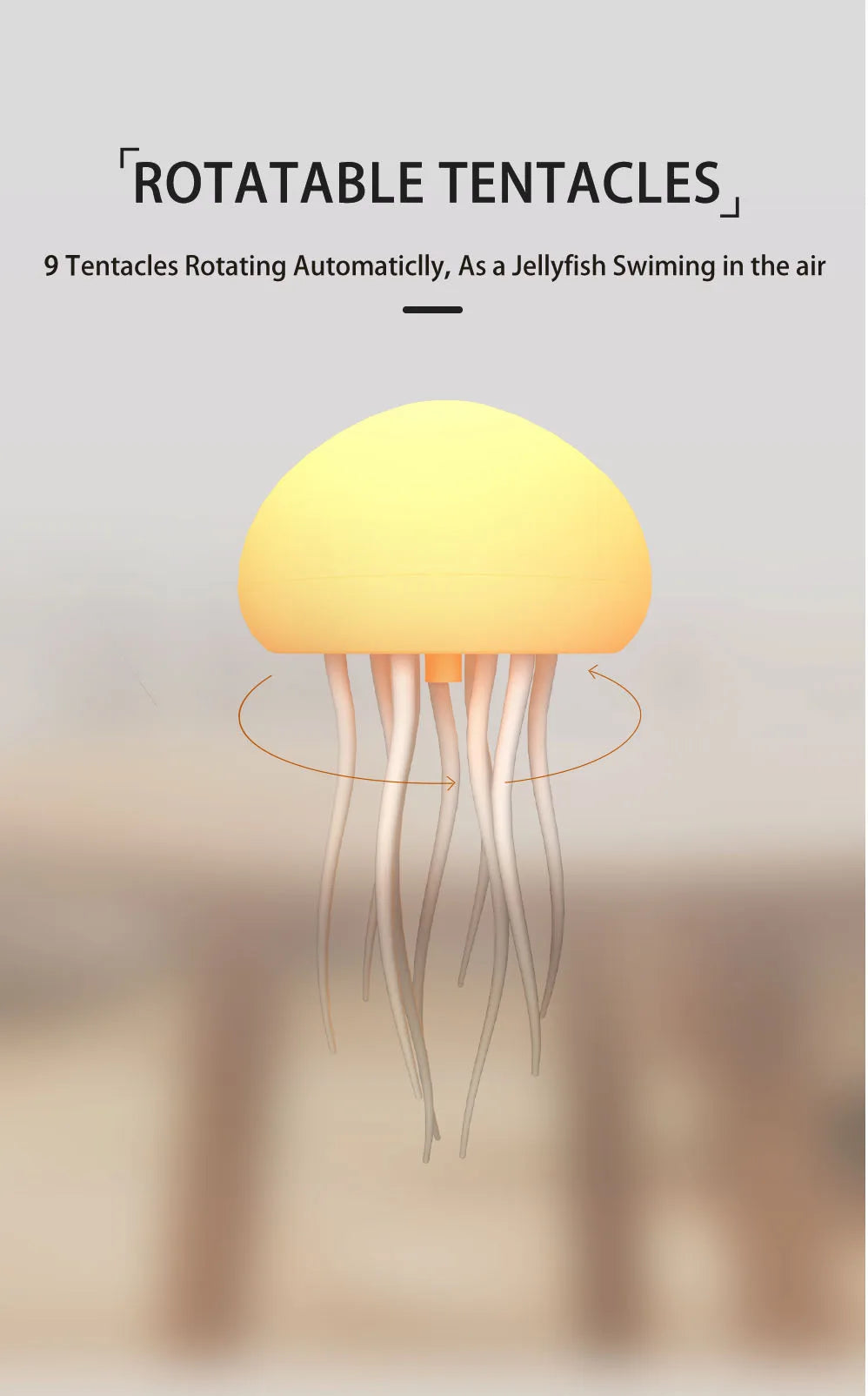 Modern Jellyfish Table Lamp