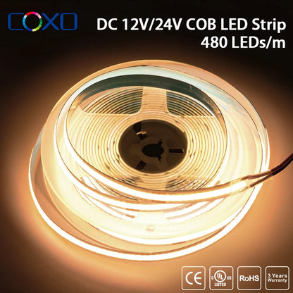 UL Listed COB LED Strip Light